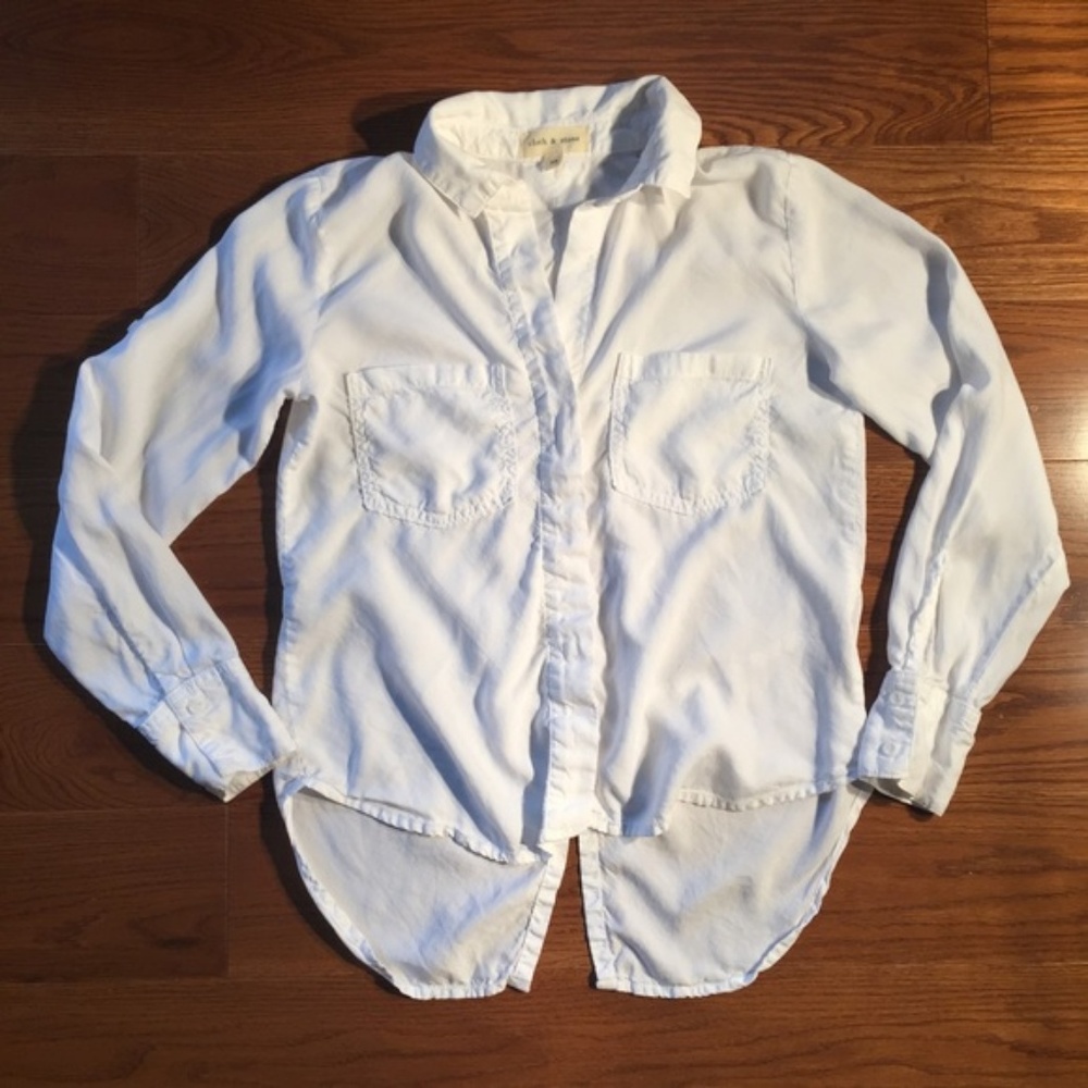 Cloth & Stone Split Back Button Up: Anthropologie - image 5